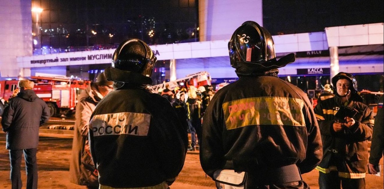 Crocus City hall attack in Moscow Russia