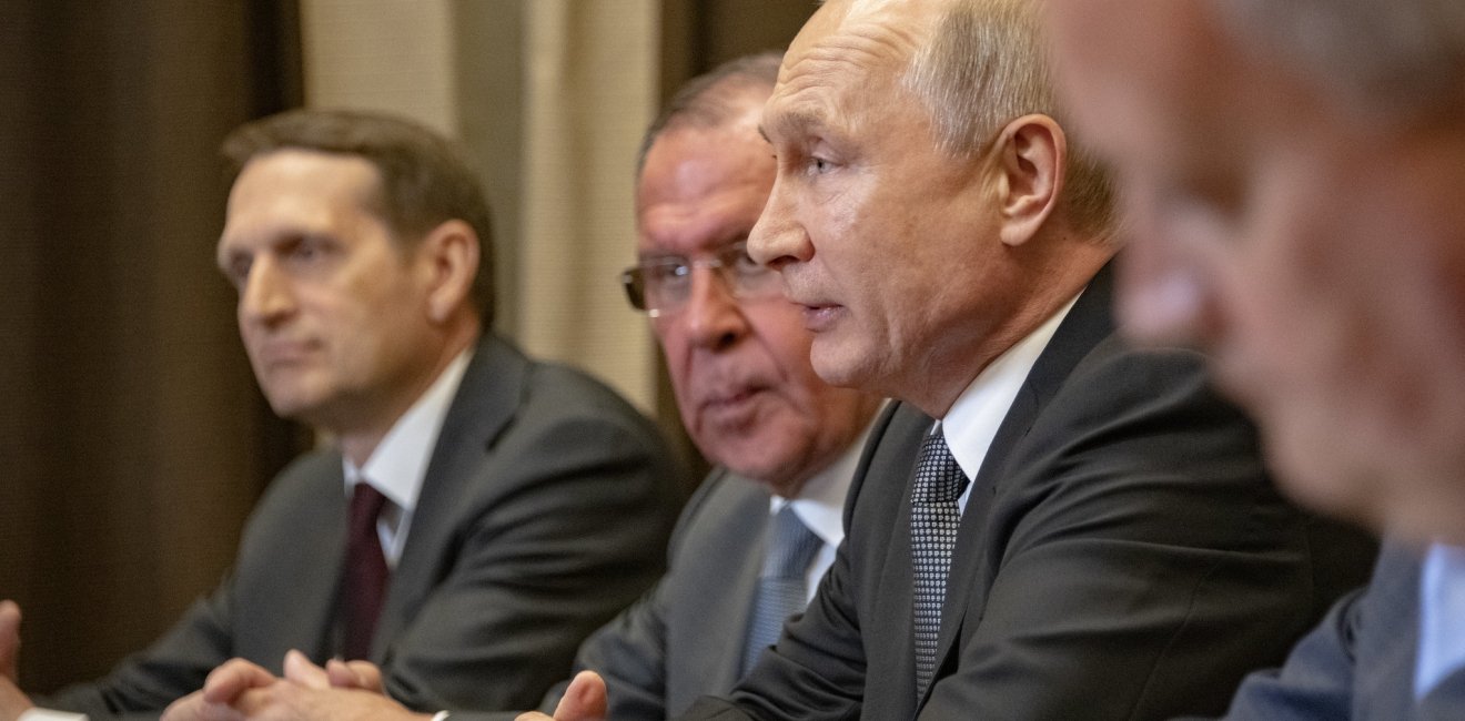  Russian President Vladimir Putin in Sochi, Russia on May 14, 2019