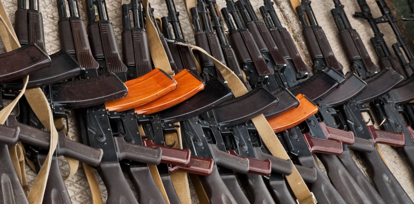 detained party of illegal weapons