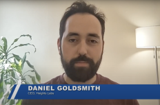 Daniel Goldsmith speaking during a Blockchain Explained episode 