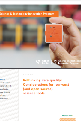 Title Page - Rethinking Data Quality: Considerations for Low-Cost (and Open Source) Science Tools