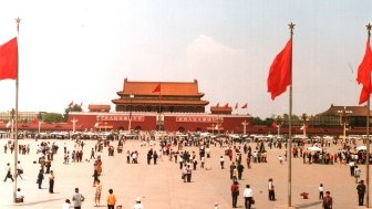 Tiananmen Square, Beijing, China, 1988