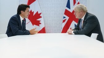 PM Trudeau and PM Johnson