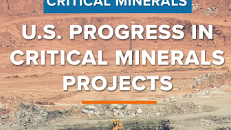 U.S. Progress in Critical Minerals Projects