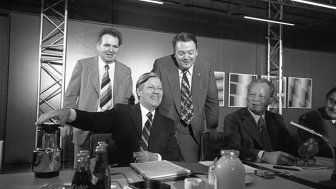 Meeting between Helmut Schmidt and the West German Social Democratic Party Leadership