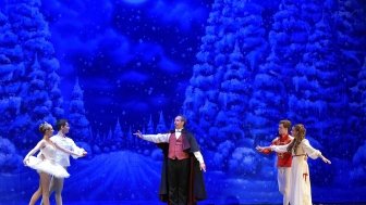 Scene from The Nutcracker ballet performed by the New Mexico Dance Theater in 2014.
