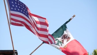 US-Mexico Flags