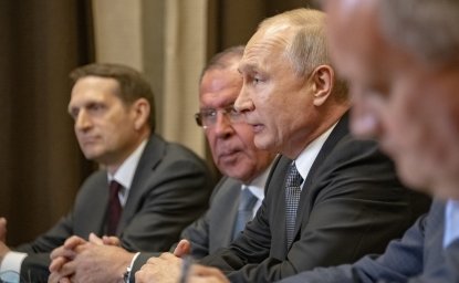  Russian President Vladimir Putin in Sochi, Russia on May 14, 2019