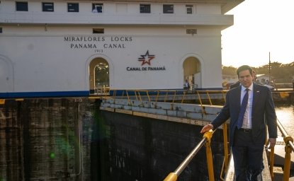 Secretary Rubio Tours Miraflores Locks