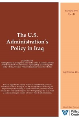 The U.S. Administration’s Policy in Iraq