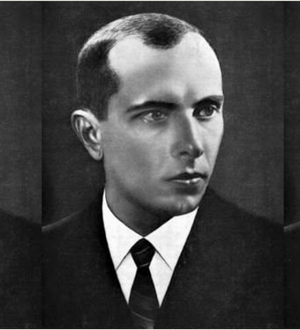 Collage of Ukranian nationalist Stepan Bandera