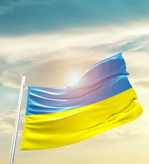 Ukraine flag photo