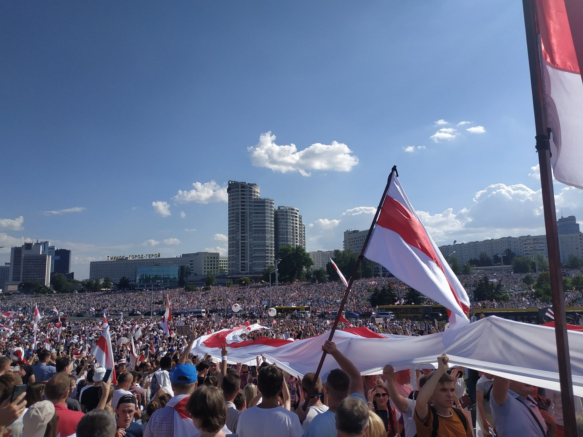 Protest in Minsk Belarus 2020 