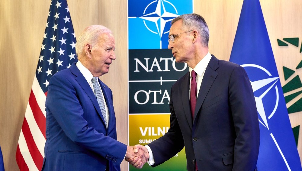 Biden and Stoltenberg