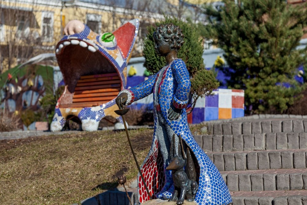 Mosaic Sculpture of a child