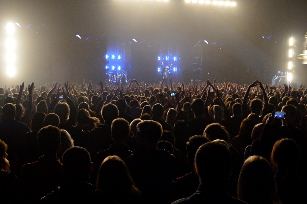 crowded concert in Kyiv Ukraine