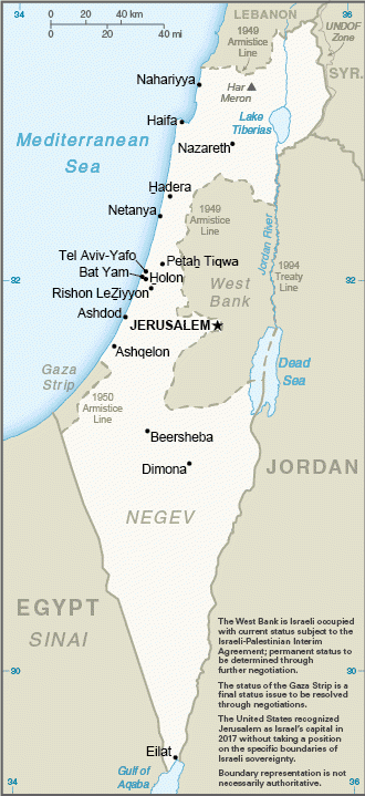 Palestinians Map