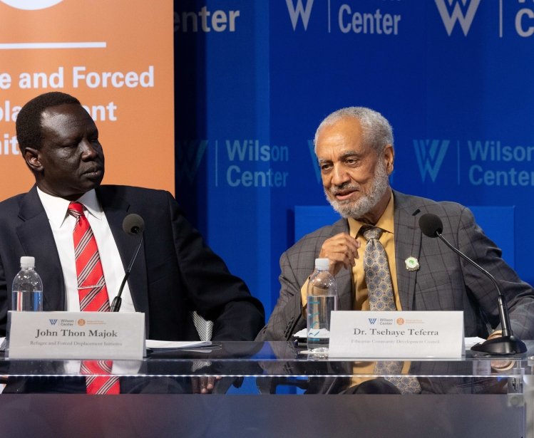 Dr. Tsehaye Teferra speaks during World Refugee Day panel discussion