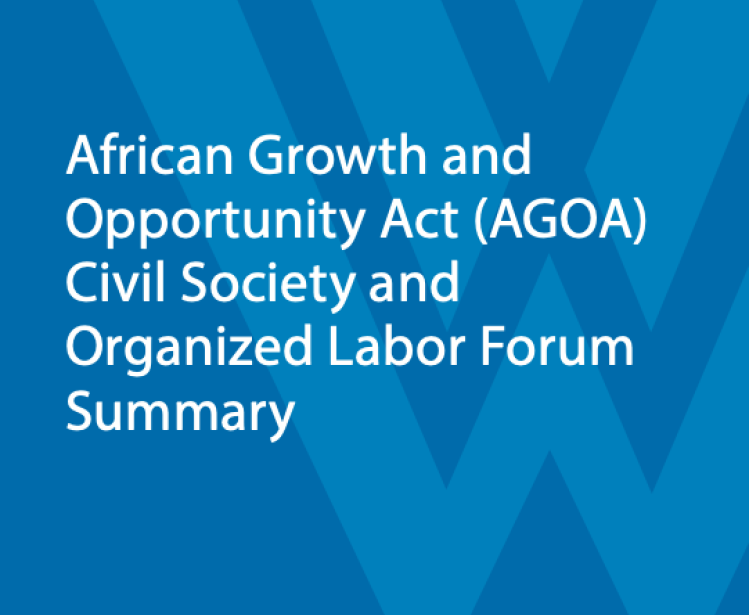 AGOA CSOL Report - Wilson Center