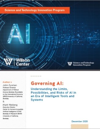 Cover of Governing AI paper