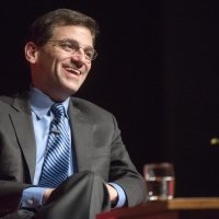 Peter Baker speaking at the LBJ Library