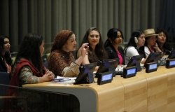 Generation Equality Midpoint Moment held at United Nations headquarters in New York.