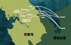 Chinese Language Map of Darien Gap