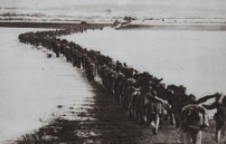 Chinese Troops Cross the Yalu River, 1950